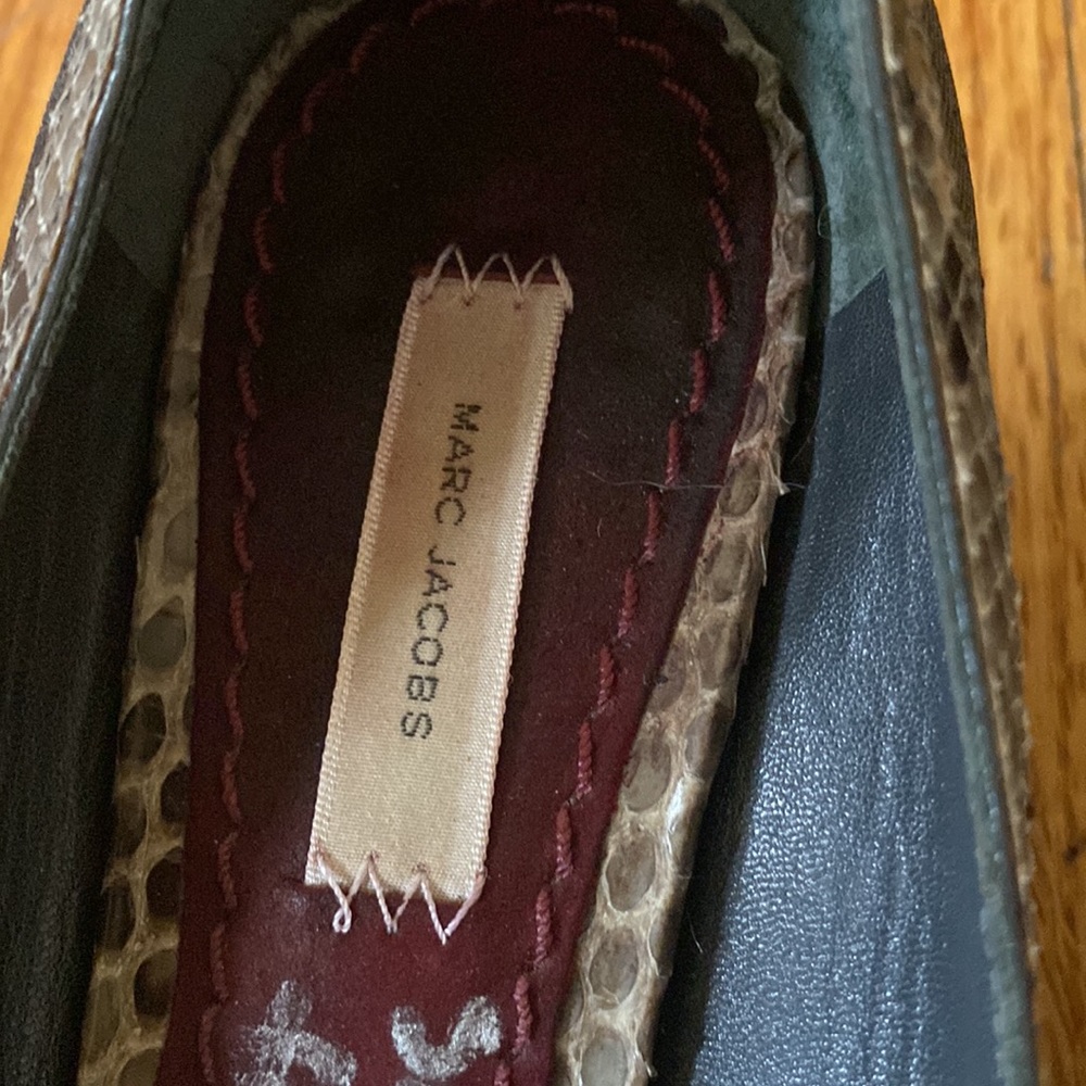Marc Jacobs Collection Python Kitten Heels 7 - image 3
